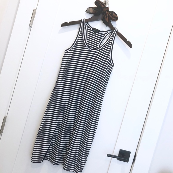 J. Crew Navy & White Striped Tank Dress XS - Picture 6 of 7
